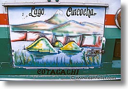 cuicocha, ecuador, equator, highlands, horizontal, lago, latin america, signs, photograph