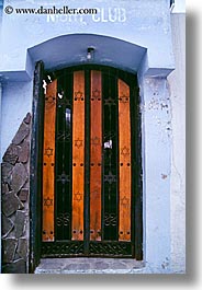 doors, ecuador, equator, jewish, latin america, nightclub, quito, vertical, photograph