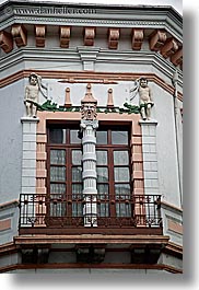 balconies, doors, ecuador, equator, latin america, quito, vertical, windows, photograph