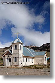churches, el chalten, latin america, old, patagonia, vertical, photograph