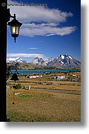 bells, estancia lazo, horses, lamps, latin america, patagonia, vertical, photograph