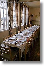 estancia lazo, latin america, patagonia, tables, vertical, windows, photograph