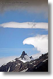 clouds, fitz roy, latin america, patagonia, peaks, vertical, photograph