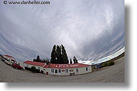 cafes, fisheye lens, horizontal, la leona, latin america, leona, patagonia, photograph