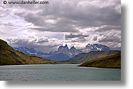 clouds, horizontal, latin america, massif, patagonia, torres, torres del paine, photograph