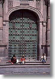 capital of peru, cities, cityscapes, cuzco, doors, latin america, peru, peruvian capital, towns, vertical, photograph