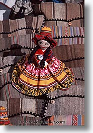 capital of peru, cities, cityscapes, cuzco, dolls, latin america, market, peru, peruvian capital, quechua, towns, vertical, photograph