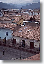 capital of peru, cities, cityscapes, cuzco, latin america, peru, peruvian capital, rooftops, towns, vertical, photograph