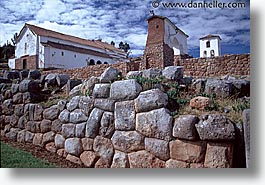 ancient ruins, andes, architectural ruins, chinchero, horizontal, inca trail, incan tribes, latin america, mountains, peru, stone ruins, urubamba, photograph