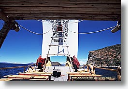 boats, bolivia, bolivia/peru border, highest lake in the world, horizontal, lakes, latin america, peru, peru border, reed, reed boats, titicaca, photograph