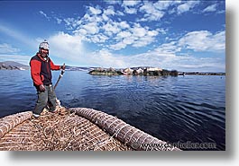 boats, bolivia, bolivia/peru border, highest lake in the world, horizontal, lakes, latin america, peru, peru border, reed, reed boats, titicaca, photograph