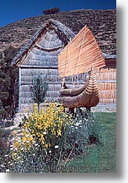 boats, bolivia, bolivia/peru border, highest lake in the world, lakes, latin america, peru, peru border, reed, reed boats, titicaca, vertical, photograph