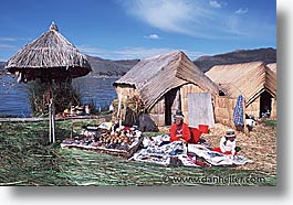 bolivia, bolivia/peru border, highest lake in the world, horizontal, ilses, lakes, latin america, peru, peru border, reed, reed isles, titicaca, photograph