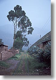 latin america, peru, train tracks, trains, vertical, photograph