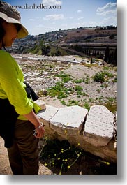 cemetary, graves, gravestones, israel, jerusalem, jewish, middle east, vertical, photograph