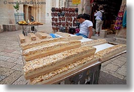 blocks, horizontal, israel, jerusalem, merchandise, middle east, nuts, pastry, photograph