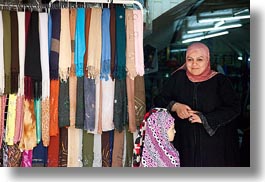 horizontal, israel, jerusalem, middle east, muslim, people, religious, scarves, selling, womens, photograph