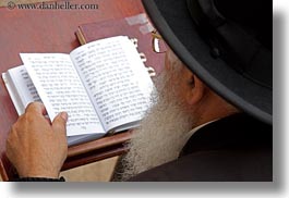 beards, books, clothes, hats, hebrew, horizontal, israel, jerusalem, jewish, language, men, middle east, old, people, prayers, reading, religious, temples, western wall, photograph