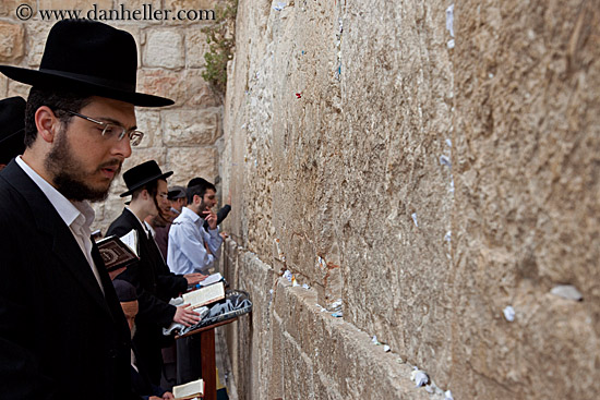 Prayers in Wall and Man Praying (2)