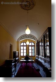 desks, israel, jerusalem, lamps, middle east, vertical, windows, photograph