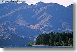 horizontal, lake wanaka, lakes, mountains, new zealand, wanaka, photograph