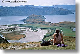 horizontal, lake wanaka, new zealand, overlook, womens, photograph