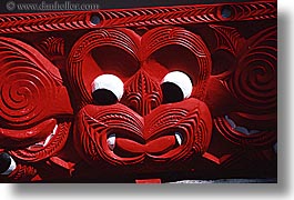 horizontal, maori, new zealand, sculptures, photograph