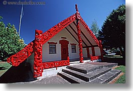 horizontal, houses, maori, new zealand, tribal, photograph