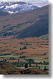 mountains, new zealand, southern alps, valley, vertical, photograph