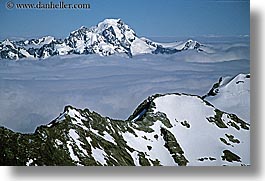 horizontal, mountains, new zealand, snowcaps, southern alps, photograph