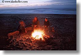 beachfire, fire, horizontal, new zealand, wanganui coastal track, photograph