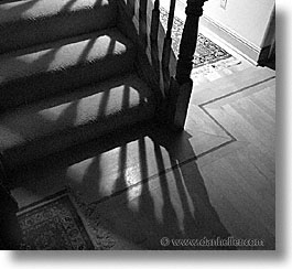 black and white, horizontal, stairs, photograph