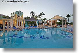 bahamas, capital, capital city, caribbean, cities, evening, horizontal, island-nation, islands, nassau, nation, pools, resort, royal bahamian, sandals, tropics, vacation, photograph