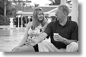 bahamas, black and white, capital, capital city, caribbean, cities, fathers, friends family, horizontal, island-nation, islands, lisa, nassau, nation, resort, royal bahamian, sandals, tropics, vacation, wedding, photograph