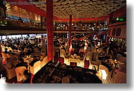 alaska, america, cruise ships, dining, dining room, eve, evening, horizontal, north america, people, rooms, united states, photograph