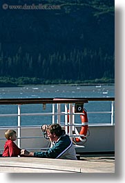 alaska, america, cruise ships, deck, north america, people, united states, vertical, photograph