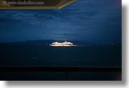alaska, america, cruise ships, horizontal, illuminated, nite, north america, ships, slow exposure, united states, photograph