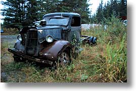 alaska, america, cars, horizontal, north america, old, united states, photograph