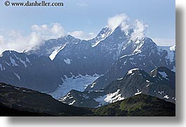 alaska, america, horizontal, mountains, north america, united states, photograph