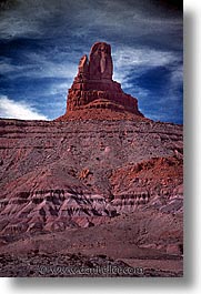 america, arizona, desert southwest, monolith, monument valley, north america, united states, vertical, western usa, photograph