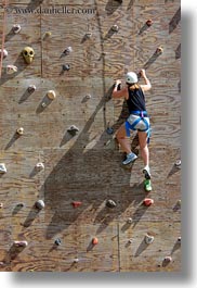 activities, america, climbing, idaho, north america, people, red horse mountain ranch, united states, vertical, wall climb, walls, womens, photograph