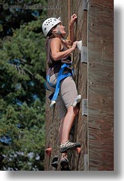 activities, america, climbing, idaho, north america, people, red horse mountain ranch, united states, vertical, wall climb, walls, womens, photograph