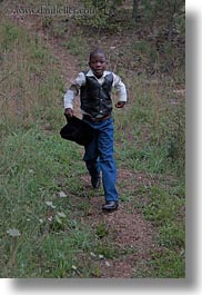 america, boys, childrens, christian, idaho, north america, people, red horse mountain ranch, running, united states, vertical, photograph