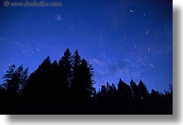 america, dusk, horizontal, idaho, north america, red horse mountain ranch, scenics, sky, trees, united states, photograph