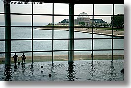 america, aquarium, chicago, horizontal, illinois, north america, silhouettes, united states, views, water, photograph