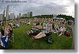 america, blues, blues festival, chicago, cityscapes, crowds, festival, fisheye lens, horizontal, illinois, north america, people, united states, photograph