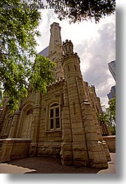 america, buildings, chicago, illinois, north america, towers, united states, vertical, water, water towers, photograph