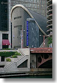 america, blues, buildings, chicago, houses, illinois, north america, united states, vertical, photograph