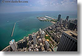 america, buildings, chicago, cityscapes, eastview, horizontal, illinois, lakes, north america, united states, photograph