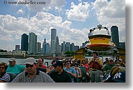 america, boats, chicago, cityscapes, clouds, crowds, dogs, horizontal, illinois, north america, seas, united states, photograph